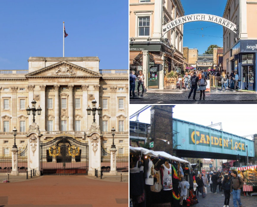 Things to do in London - Recommendations from a Study Abroad Student Living on a Budget cover photo collage