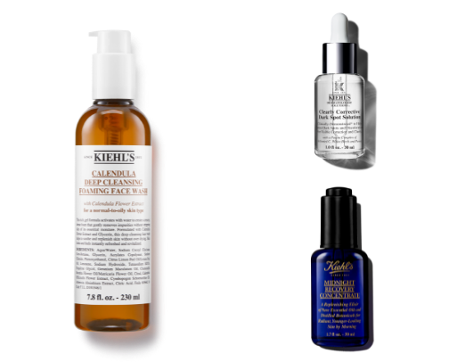 Kiehl’s Skincare Routine (Clear, Healthy & Glowing Skin) cover photo collage