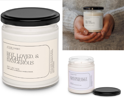 After Hours by Noted Babe - candles for every occasion cover photo collage