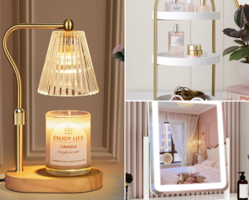 Dorm room essentials cover photo collage