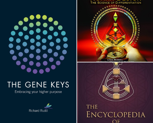 Best: Astrology, Human Design, and Gene Keys Books cover photo collage