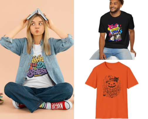 Tee Time: Etsy Edition cover photo collage