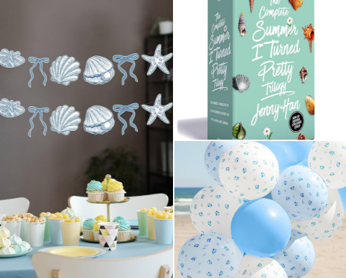 Here's everything you need to host the ULTIMATE Summer I Turned Pretty party 🐚🦋 cover photo collage