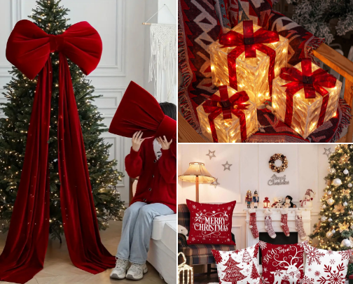 Christmas Decor 2026🎄🎁 cover photo collage