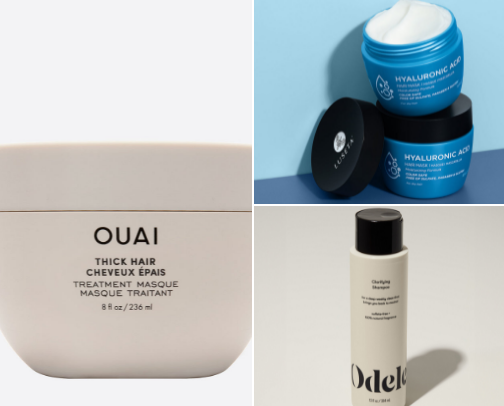 follow for shiny hair ✨ cover photo collage