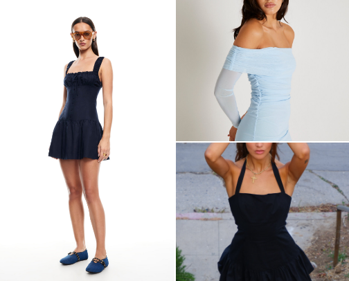 mini dresses! cover photo collage