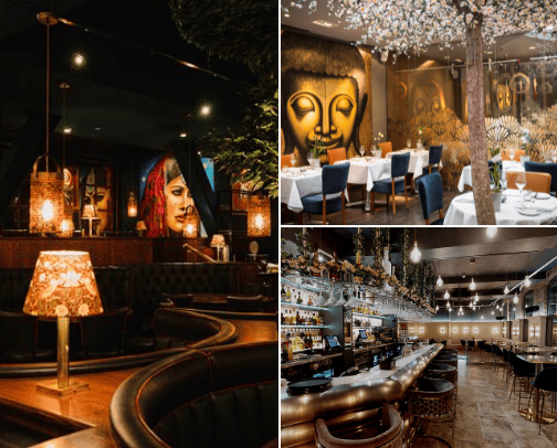 5 Pretty Date Night Restaurants in Birmingham cover photo collage