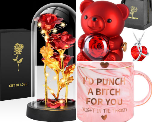 Valentine's Day Gifts That Aren't Chocolates cover photo collage