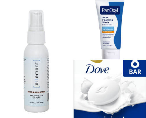 my skincare routine!! cover photo collage