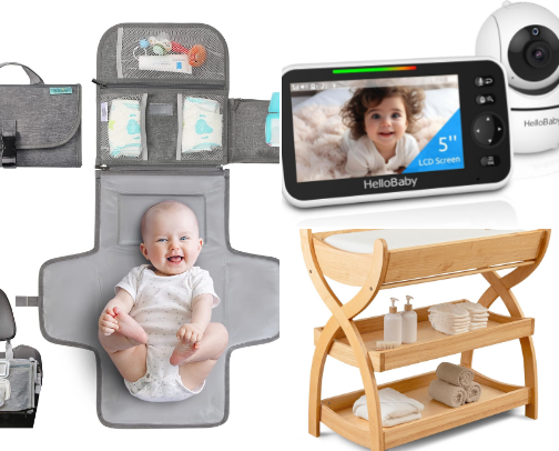 Mom/Baby Amazon Finds cover photo collage