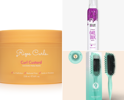 Curly hair favorites cover photo collage