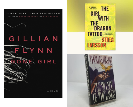 Books that keep you guessing until the last page. cover photo collage