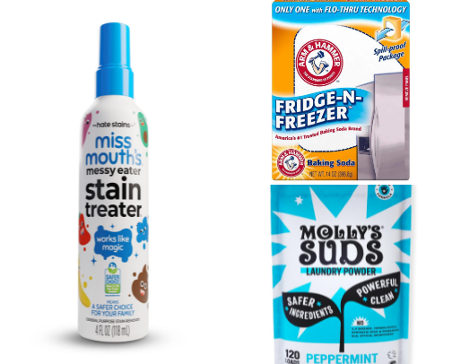 Low-tox Cleaning Products That Actually Work (Mom Tested 😁) cover photo collage