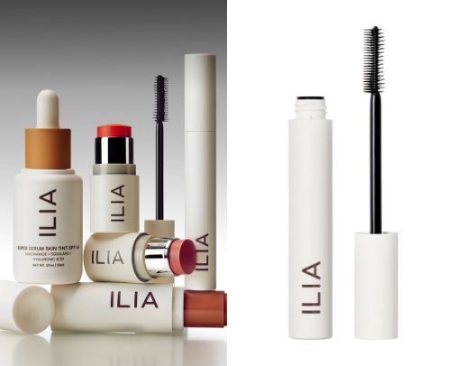 SUPER SERUM Skin Tint by ILIA SPF 40 clean Makeup , plus skincare + Mineral cover photo collage