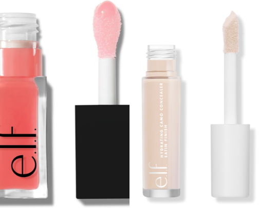 ⁠Viral e.l.f. Beauty Dupes & Essentials ✨ Budget Glass Skin⁠ cover photo collage
