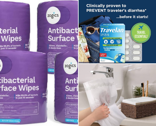 Travel essentials cover photo collage