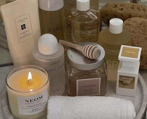 Body care+fragrances cover photo collage