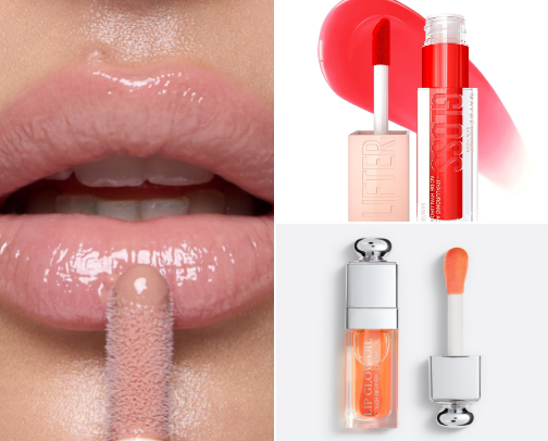 Glossy but Make It That Girl 💋 cover photo collage