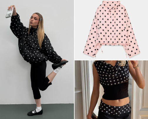 Polka dots ⚪️⚫️ cover photo collage