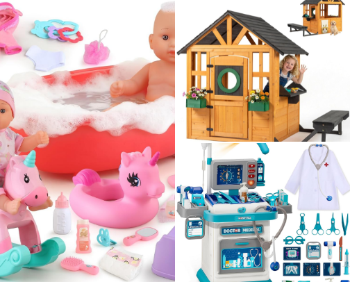Best educational & Pretend Play Toys for Kids cover photo collage