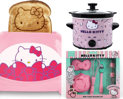 Kawaii Kitchen: Hello Kitty Edition 🌸🍞✨ cover photo collage