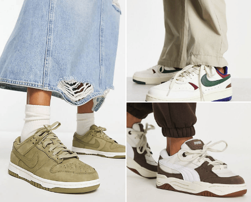 Trendy & Timeless: The Best Trainers cover photo collage