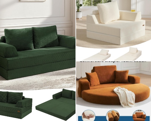 BEST COUNCHES FOR SMALL LIVING AREA cover photo collage