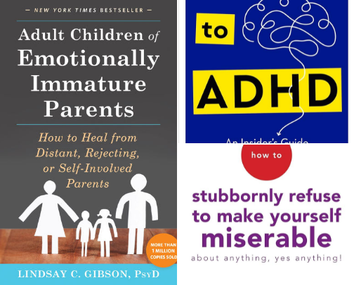 Books for Insight and Healing cover photo collage