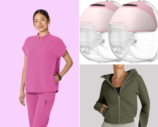 Breastfeeding moms in the healthcare profession cover photo collage