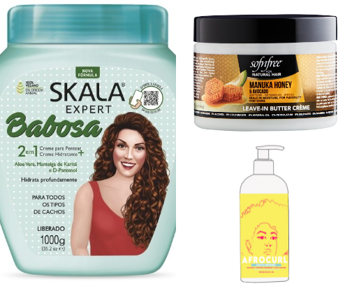 Curly Hair Products cover photo collage