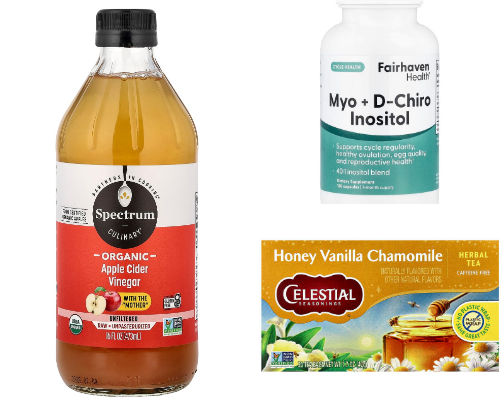 PCOS Survival Kit 🌸 cover photo collage