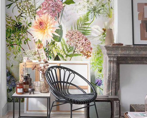 Peel, Stick & Smile: Wallpaper To Compliment Any Room! cover photo collage