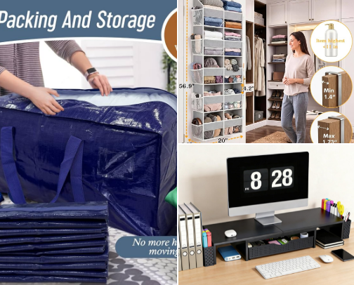 Storage & Organization Under $49 cover photo collage