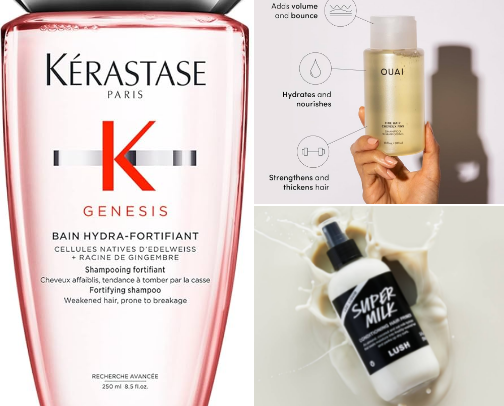 Favorite hair products cover photo collage