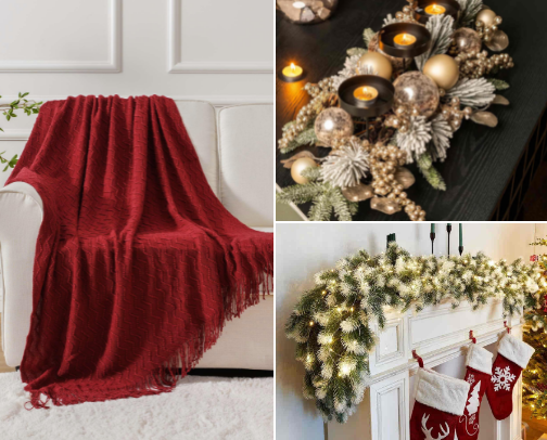 Dreamy Christmas Decor Favorites cover photo collage