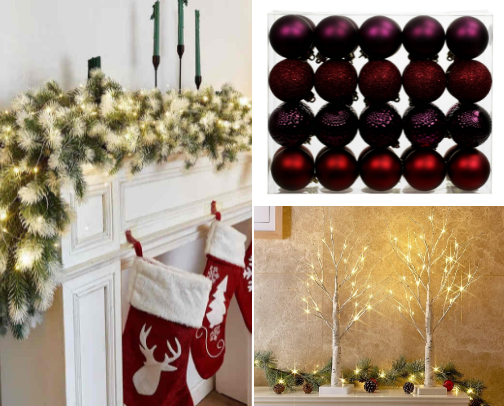 The Most Dreamy Christmas Decor cover photo collage
