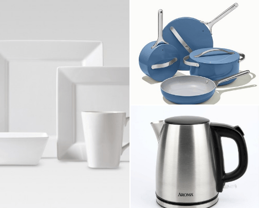 Kitchen necessities cover photo collage