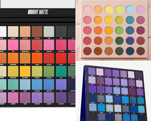 Blue Eyeshadow Palettes that are PIGMENTED BABY cover photo collage