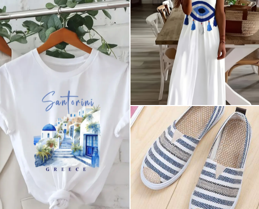 Greek Vacation Style Outfits: Chic Looks for Your Dream Getaway cover photo collage