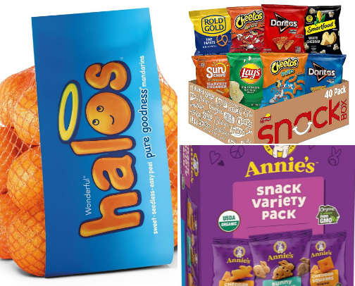 Kids Favorite Snacks cover photo collage
