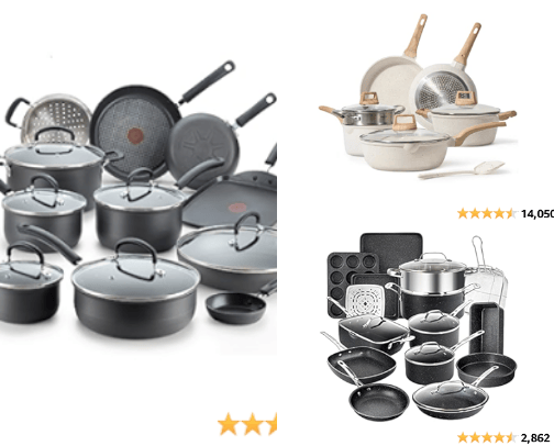 Cookware cover photo collage