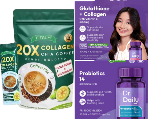 Fitness Drinks cover photo collage