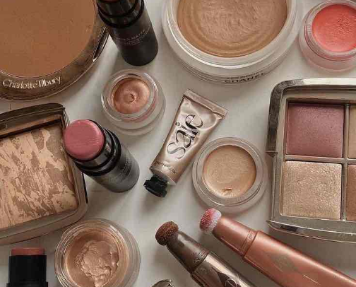 makeup essentials for an everyday look 🫧🪷 cover photo collage