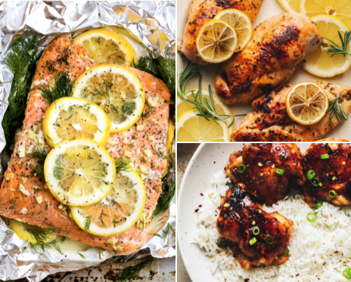 Easy Air Fryer Recipes + Air Fryer Essentials cover photo collage