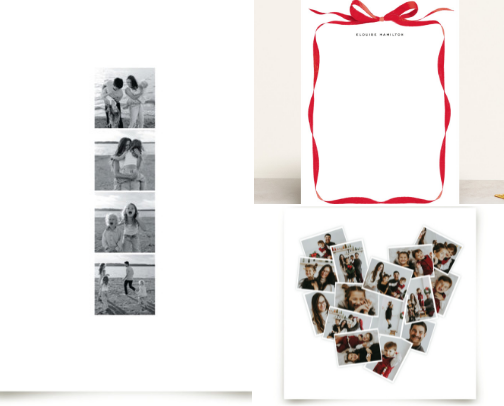Minted (for gifts) cover photo collage