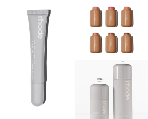 My Honest Glow with RHODE makeup and skincare cover photo collage