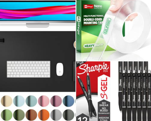 Best-Selling Office & Desk Essentials on Amazon for WFH cover photo collage