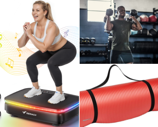 Home Fitness Essentials – Tone, Strengthen & Stay Motivated cover photo collage