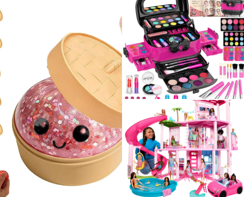 Kids toys cover photo collage