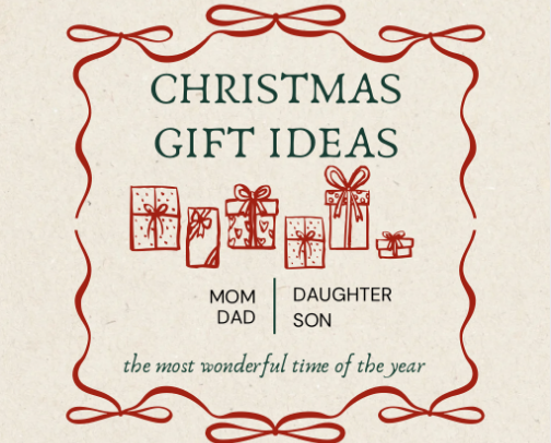 Holiday gift ideas for the whole family cover photo collage